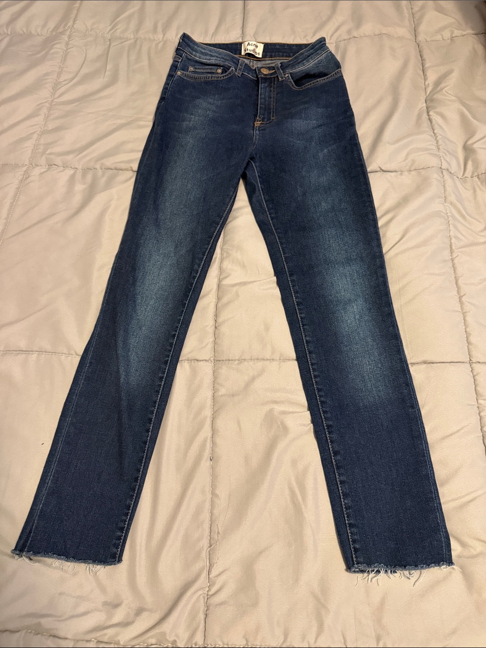 Acne Dark Blue Straight Leg Women's Jeans size 24 like new